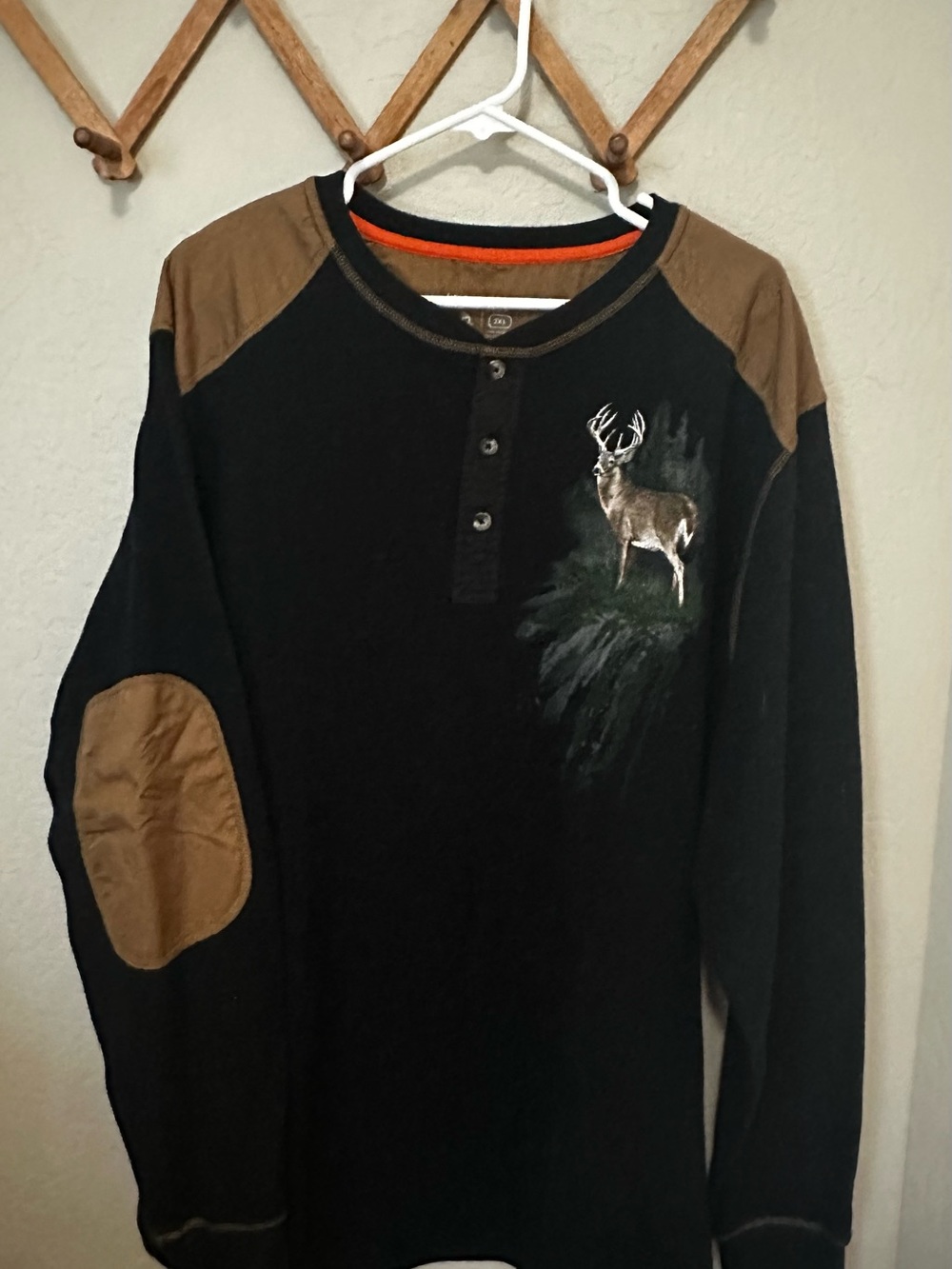Legendary Whitetails Brown Cotton Tee with Logo Print